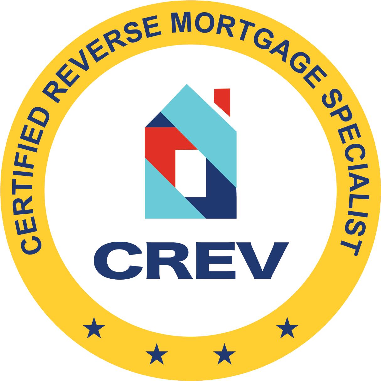 Certified Reverse Mortgage Specialist (CREV) badge